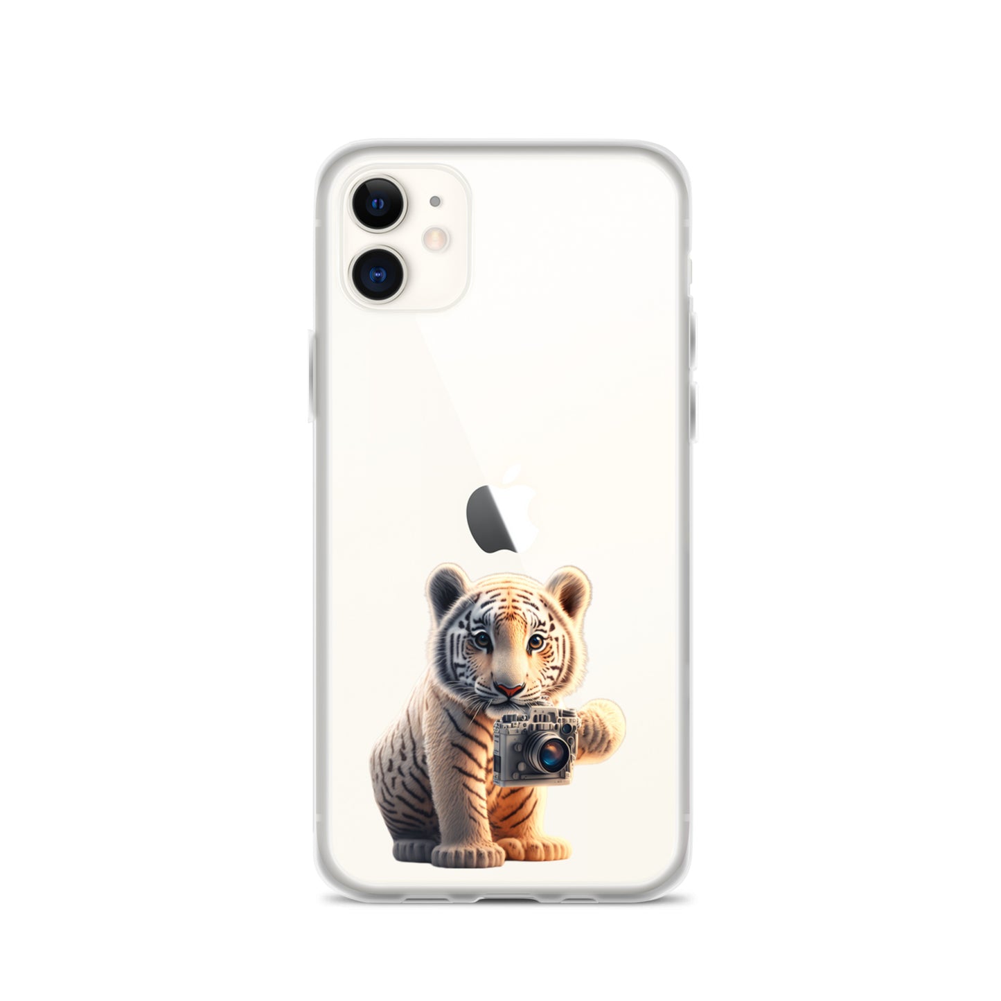 iPhone Case - babay tiger with camera