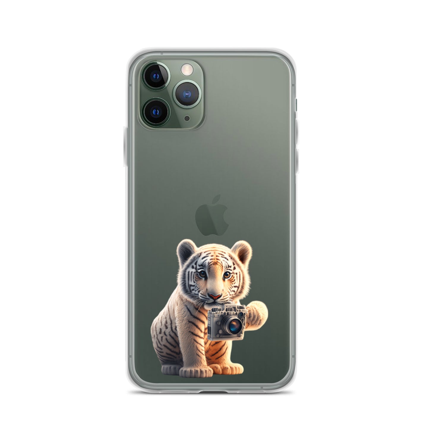 iPhone Case - babay tiger with camera