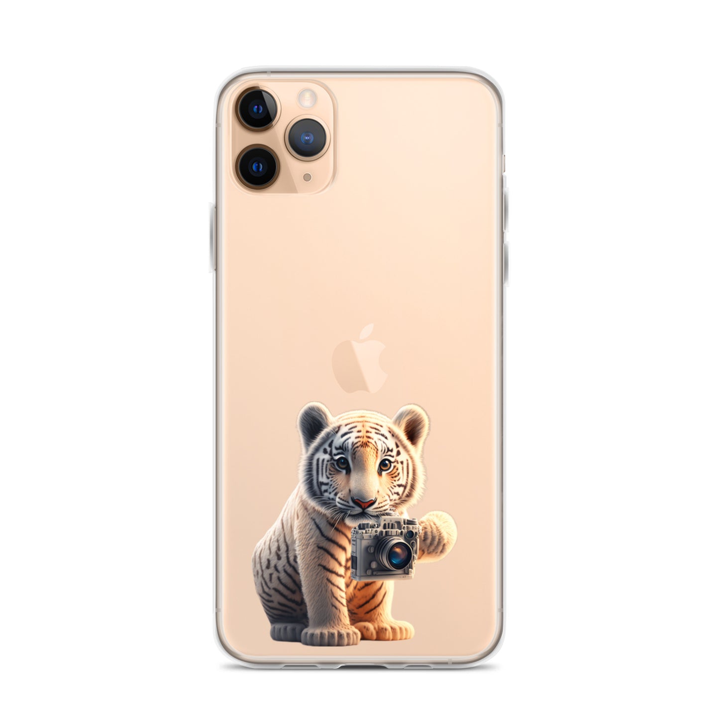 iPhone Case - babay tiger with camera