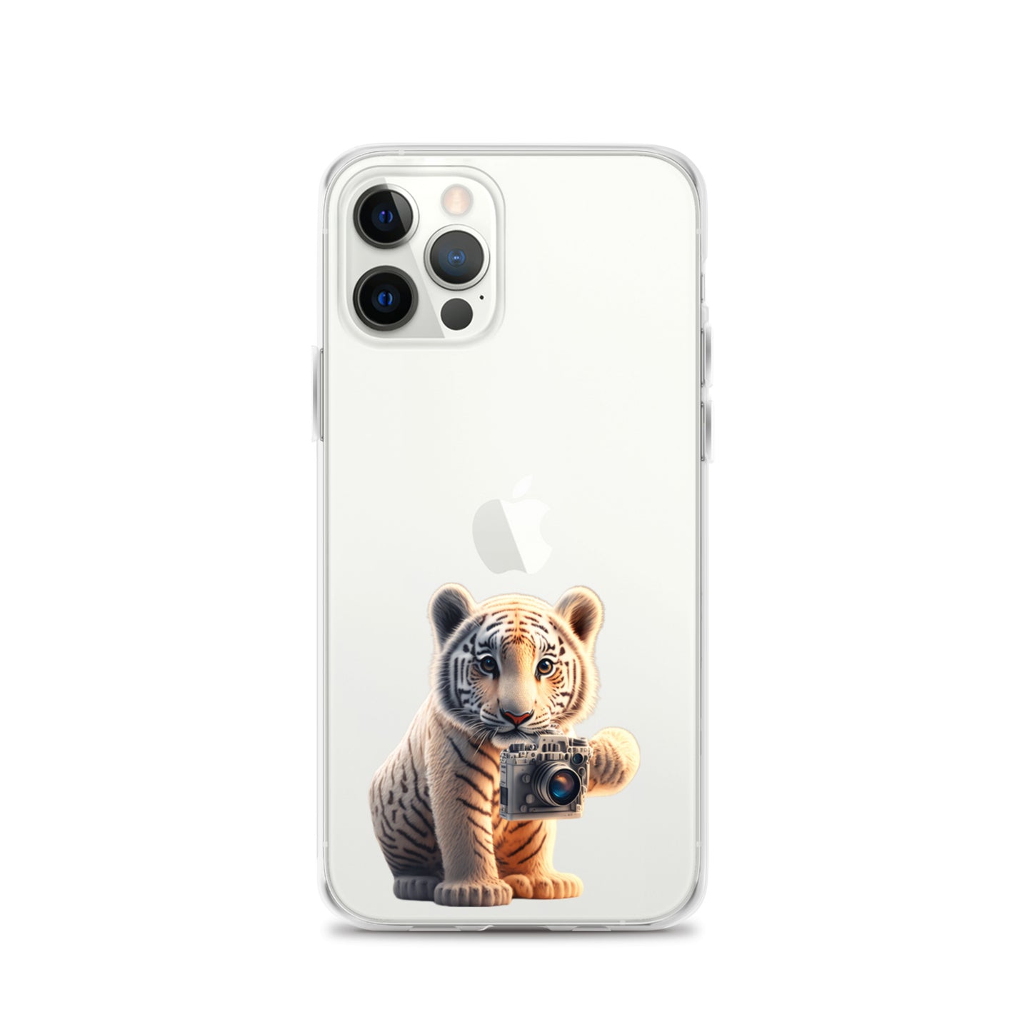 iPhone Case - babay tiger with camera