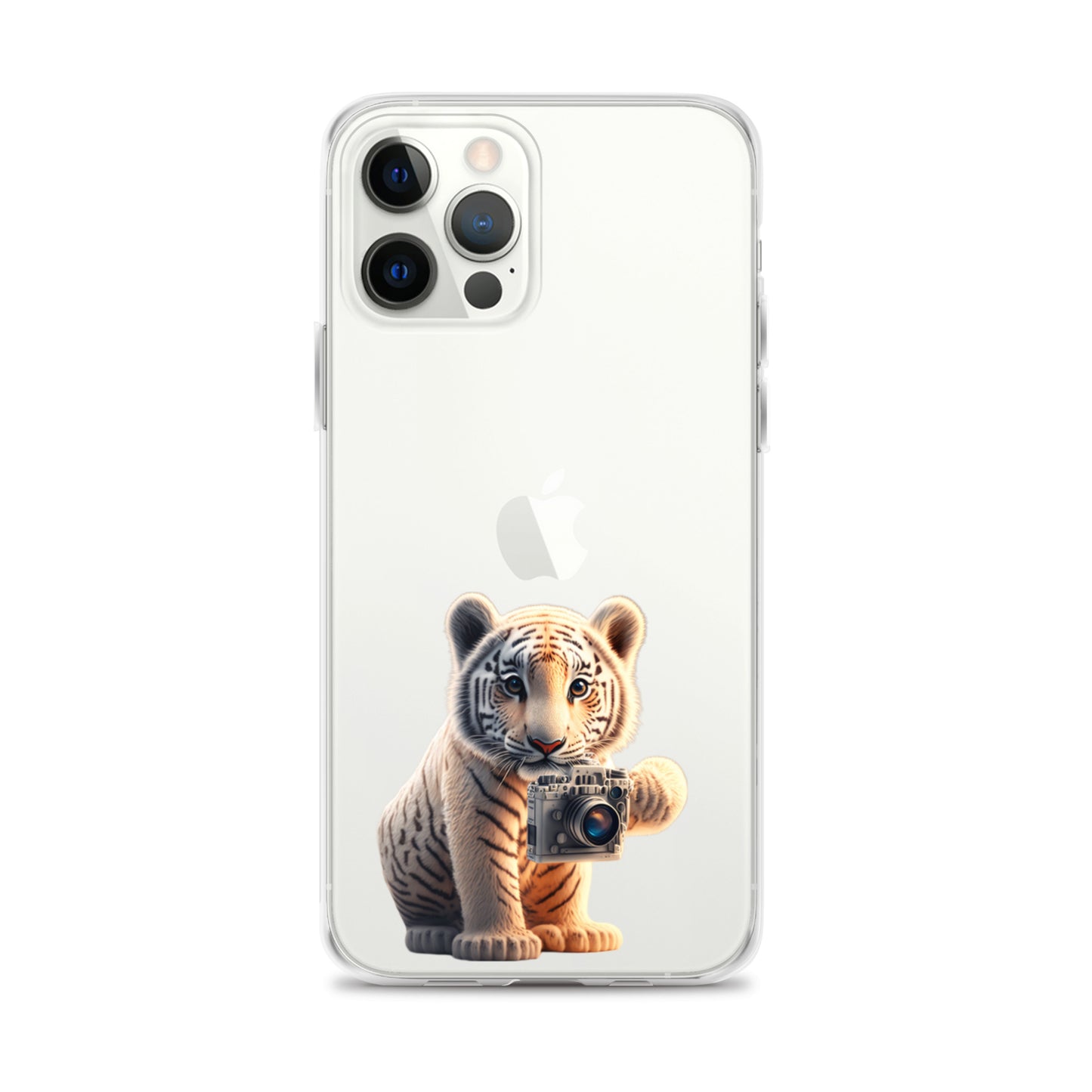 iPhone Case - babay tiger with camera