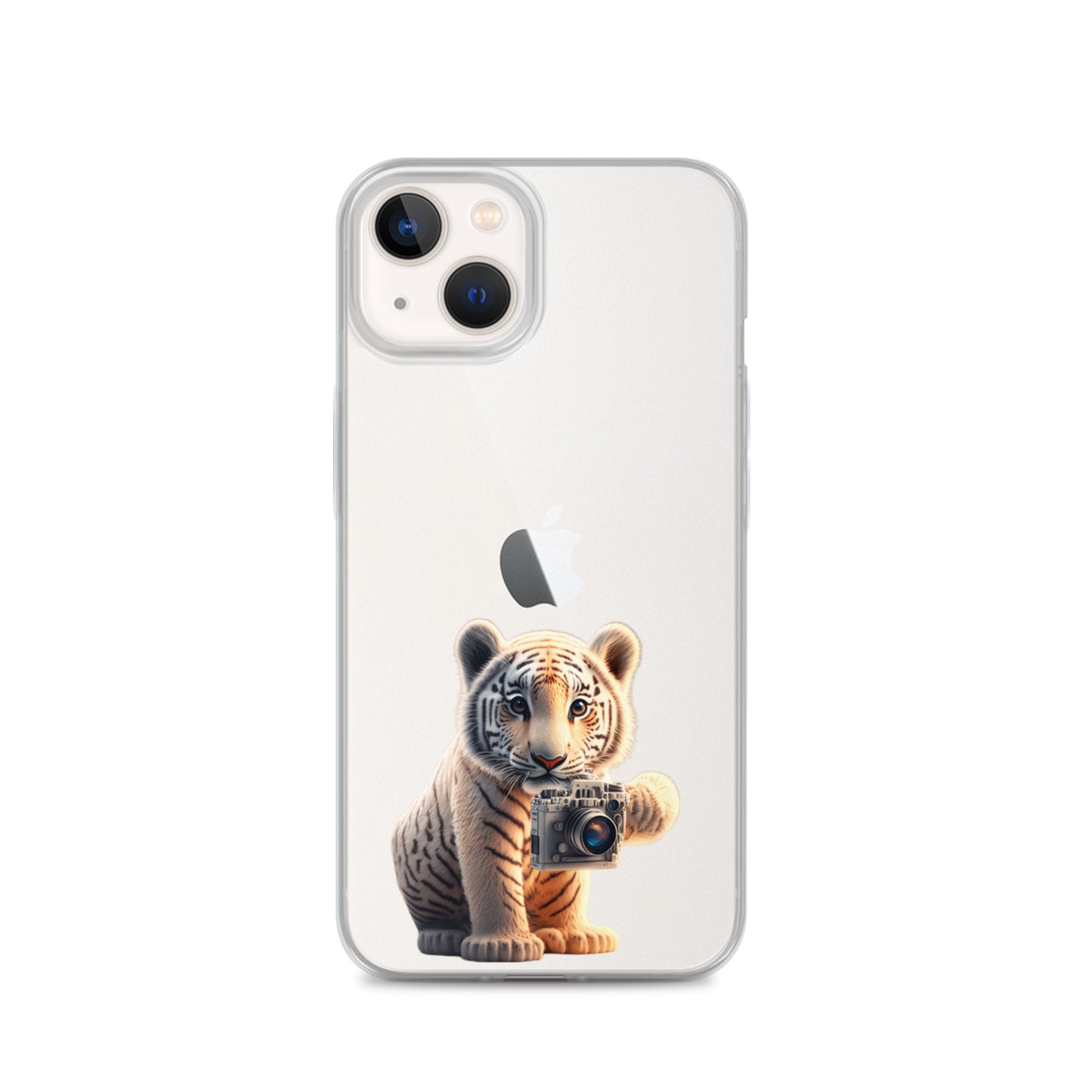 iPhone Case - babay tiger with camera