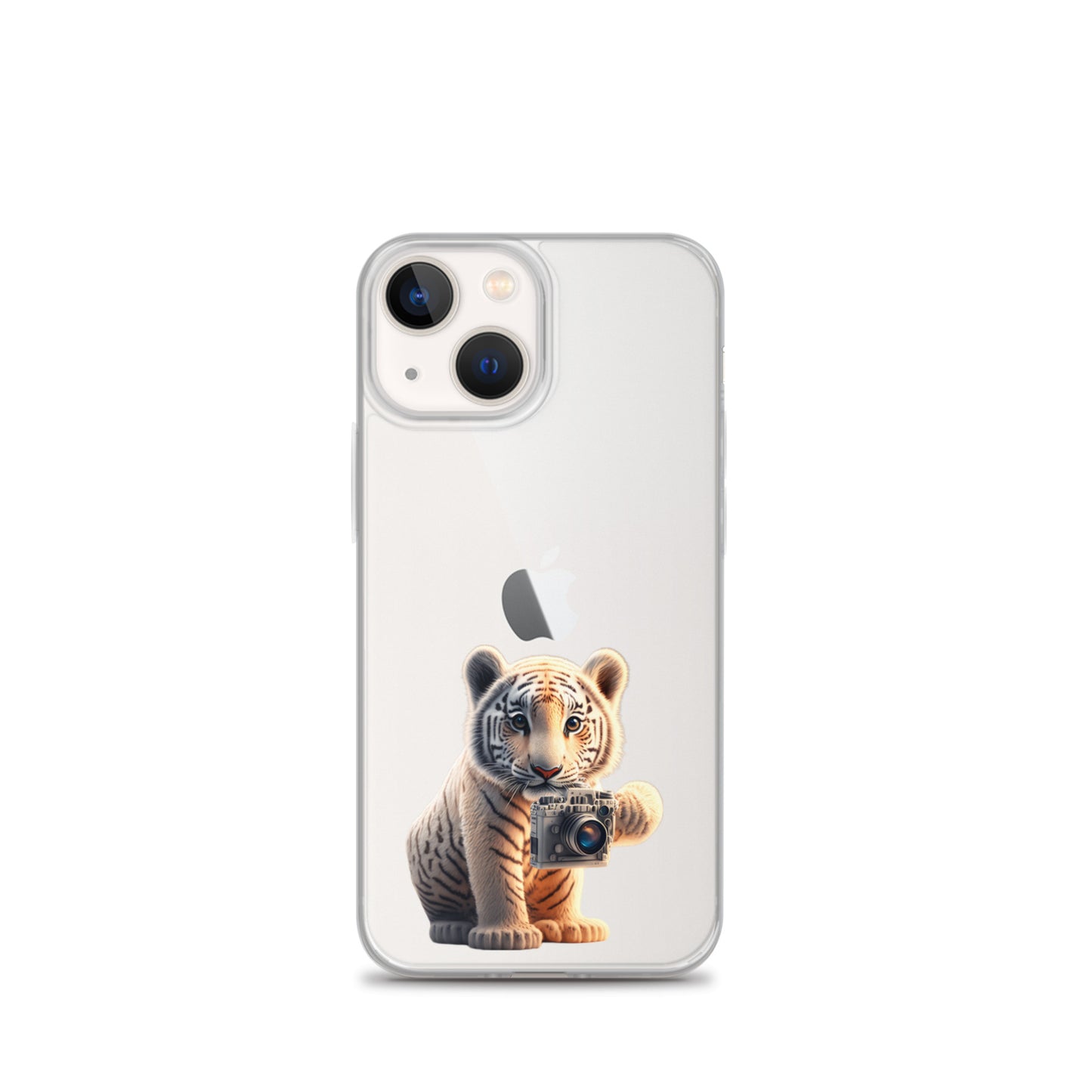 iPhone Case - babay tiger with camera