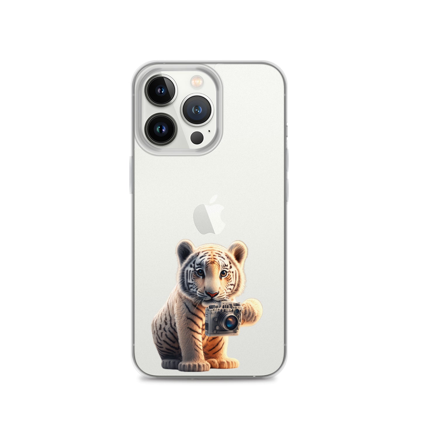 iPhone Case - babay tiger with camera