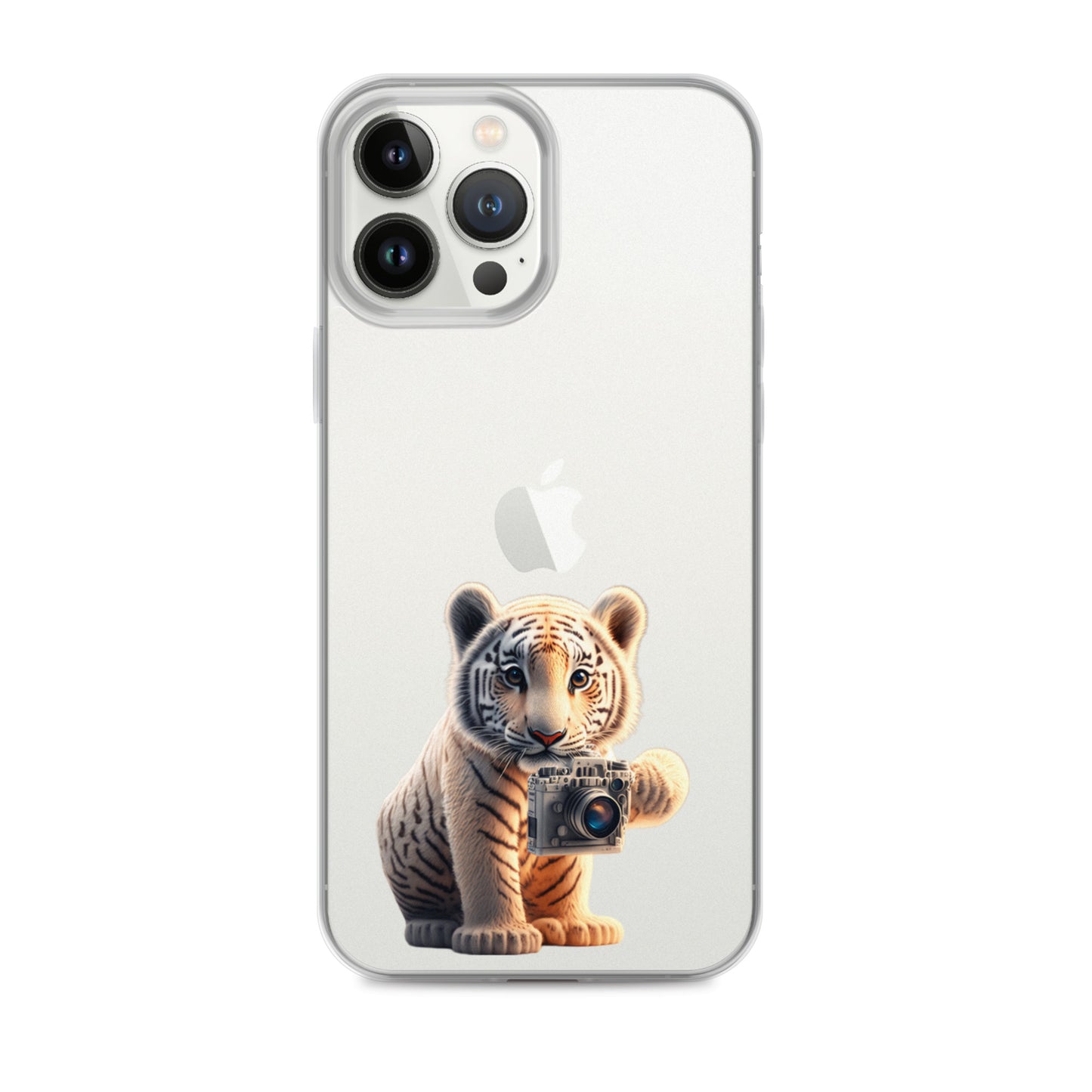 iPhone Case - babay tiger with camera