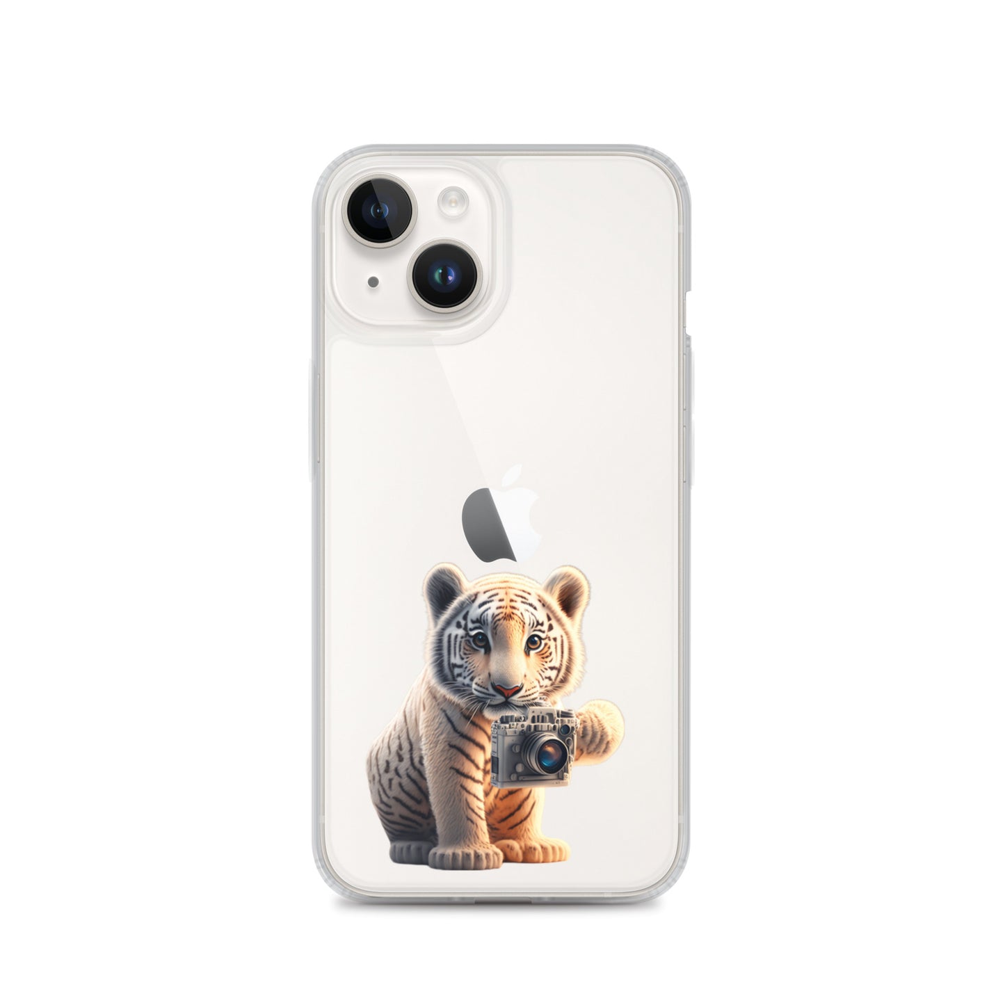 iPhone Case - babay tiger with camera