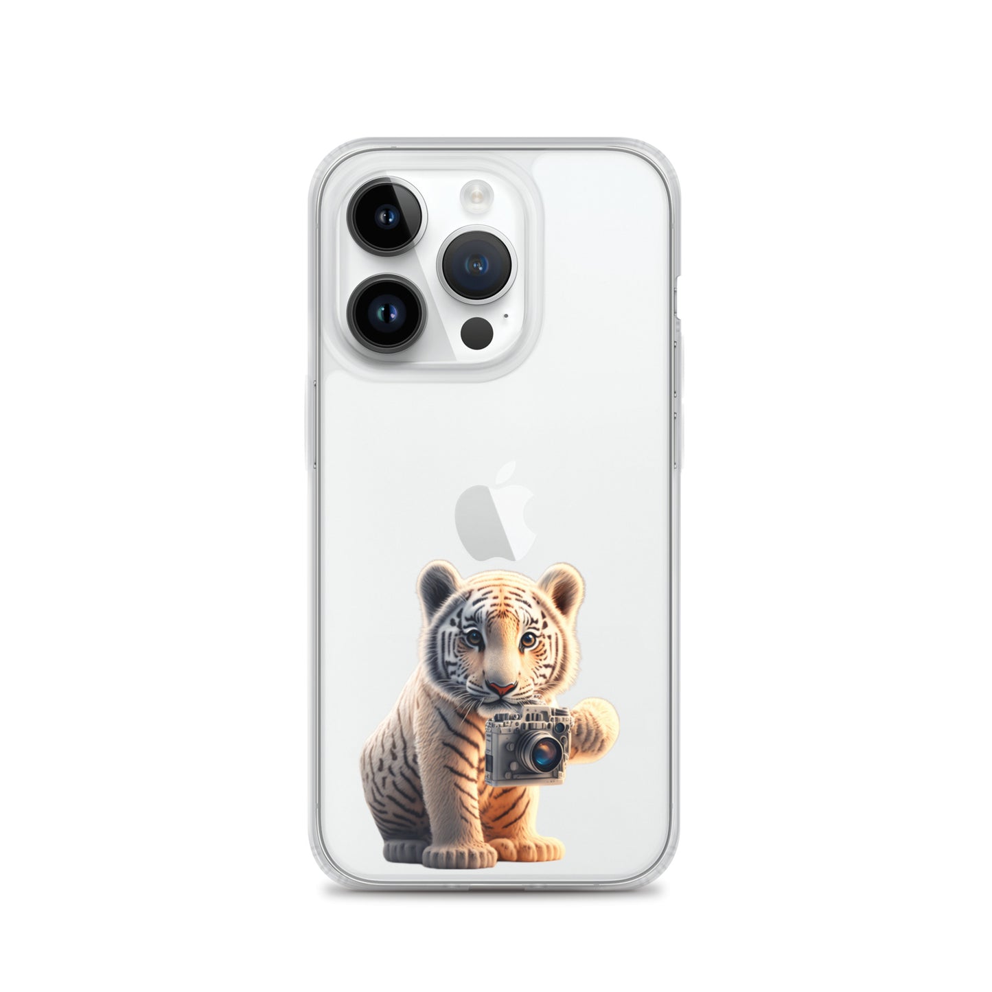 iPhone Case - babay tiger with camera