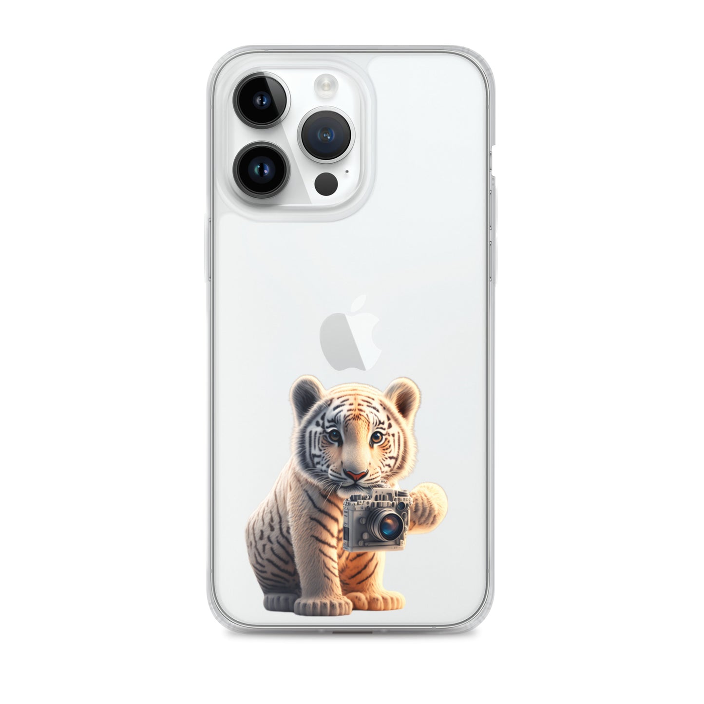 iPhone Case - babay tiger with camera